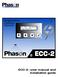 ECC-2 user manual and installation guide