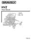 HVZ. Parts Manual. Models /06 Printed in USA