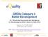 QRDA Category I: Ballot Development