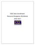 DQC Data Coordinator Resource Navigation Workbook