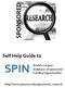 Self Help Guide to SPIN. World's Largest Database of Sponsored Funding Opportunities.