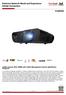 3,500 Lumens XGA /HDMI with Cable Management Hood LightStream Projector