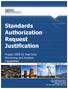 Standards Authorization Request Justification