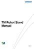 安全說明書 TM Robot Stand Manual