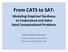 From CATS to SAT: Modeling Empirical Hardness to Understand and Solve Hard Computational Problems. Kevin Leyton Brown