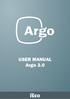 USER MANUAL Argo 2.0