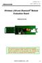Wireless LAN and Bluetooth Module Evaluation Board