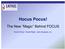 Hocus Pocus! The New Magic Behind FOCUS. Frank Fortner / David Reed Iatric Systems, Inc.