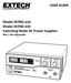 Model DCP60 and Model DCP Switching Mode DC Power Supplies 60V / 10A Adjustable USER GUIDE