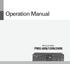 Operation Manual. Mixing Amplifier PMU-60N/120N/240N