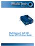 MultiConnect Cell 100 Series MTC-H5 User Guide