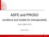 ASFE and PROSO. conditions and models for interoperability. Lyons, March Jacopo Zingoni. 1 of 16