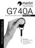 G740A. Instructions for installation & use. sliding gates. residential heavy gate opener for. remote control openers security at your fingertips