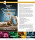 2017 Conference Treasurer s Report