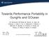 Towards Performance Portability in GungHo and GOcean