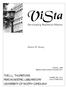 ViSta THE L.L. THURSTONE PSYCHOMETRIC LABORATORY UNIVERSITY OF NORTH CAROLINA. Developing Statistical Objects. Forrest W. Young