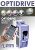 OPTIDRIVE PLUS 3 GV 3 rd Generation Vector Control AC Variable Speed Drive kW