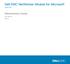 Dell EMC NetWorker Module for Microsoft