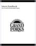 Intern Handbook City of Grand Forks Internship Program