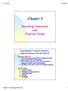 H.C. Chen 1/24/2019. Chapter 4. Branching Statements and Program Design. Programming 1: Logical Operators, Logical Functions, and the IF-block