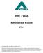 PPE / Web. Administrator s Guide V7.11