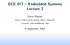 ECE 471 Embedded Systems Lecture 2