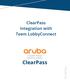 ClearPass. ClearPass Integration with Teem LobbyConnect. ClearPass Teem LobbyConnect Integration TechNote