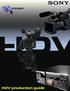 Sony-HDV-Guide