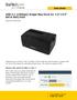 USB 3.1 (10Gbps) Single-Bay Dock for 2.5/3.5 SATA SSD/HDD