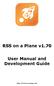 RSS on a Plane v1.70. User Manual and Development Guide.