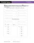 The Rational Number System: Investigate Rational Numbers: Play Answer Sheet