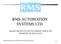 RMS AUTOMATION SYSTEMS LTD.