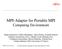 MPI-Adapter for Portable MPI Computing Environment