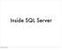 Tuesday, April 6, Inside SQL Server