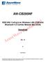 AW-CB295NF. IEEE a/b/g/n/ac Wireless LAN 2T2R and Bluetooth 4.2 Combo Module (M ) Datasheet. Rev. 10. (Standard)