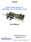 opticompo POAB User Manual Optical S/PDIF Adapter for SB Audigy, Live! (1024, Player, Value)