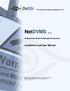 NetDVMS Rev. Installation and User Manual. IP-Based Surveillance Management System. On-Net Surveillance Systems, Inc.