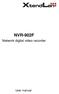 NVR-902F. Network digital video recorder. User manual