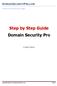 Step by Step Guide Domain Security Pro