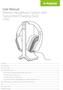 User Manual Wireless Headphone System with Transmitter/Charging Dock HT280