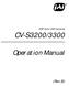 DSP Color CCD Cameras CV-S3200/3300. Operation Manual. (Rev.B)