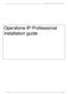 Operafone IP Professional installation guide