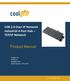 Product Manual. USB 2.0 Over IP Network Industrial 4-Port Hub TCP/IP Network. Coolgear, Inc. Version 1.1 September 2017 Model Number: USBG-4NET