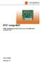 ETX conga-eaf. AMD Embedded G-Series processors and AMD A55E controller hub. User's Guide. Revision 1.4