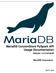 MariaDB ColumnStore PySpark API Usage Documentation. Release d1ab30. MariaDB Corporation