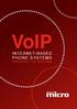 VoIP INTERNET-BASED PHONE SYSTEMS CHOCK FULL OF FEATURES