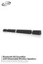 Bluetooth HD Soundbar with Detachable Wireless Speakers User s Guide for Model ITB474B v