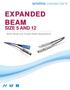 EXPANDED BEAM Size 5 and 12