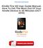 Kindle Fire HD User Guide Manual: How To Get The Most Out Of Your Kindle Device In 30 Minutes (OCT 2015) Ebooks Free