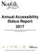 Annual Accessibility Status Report 2017